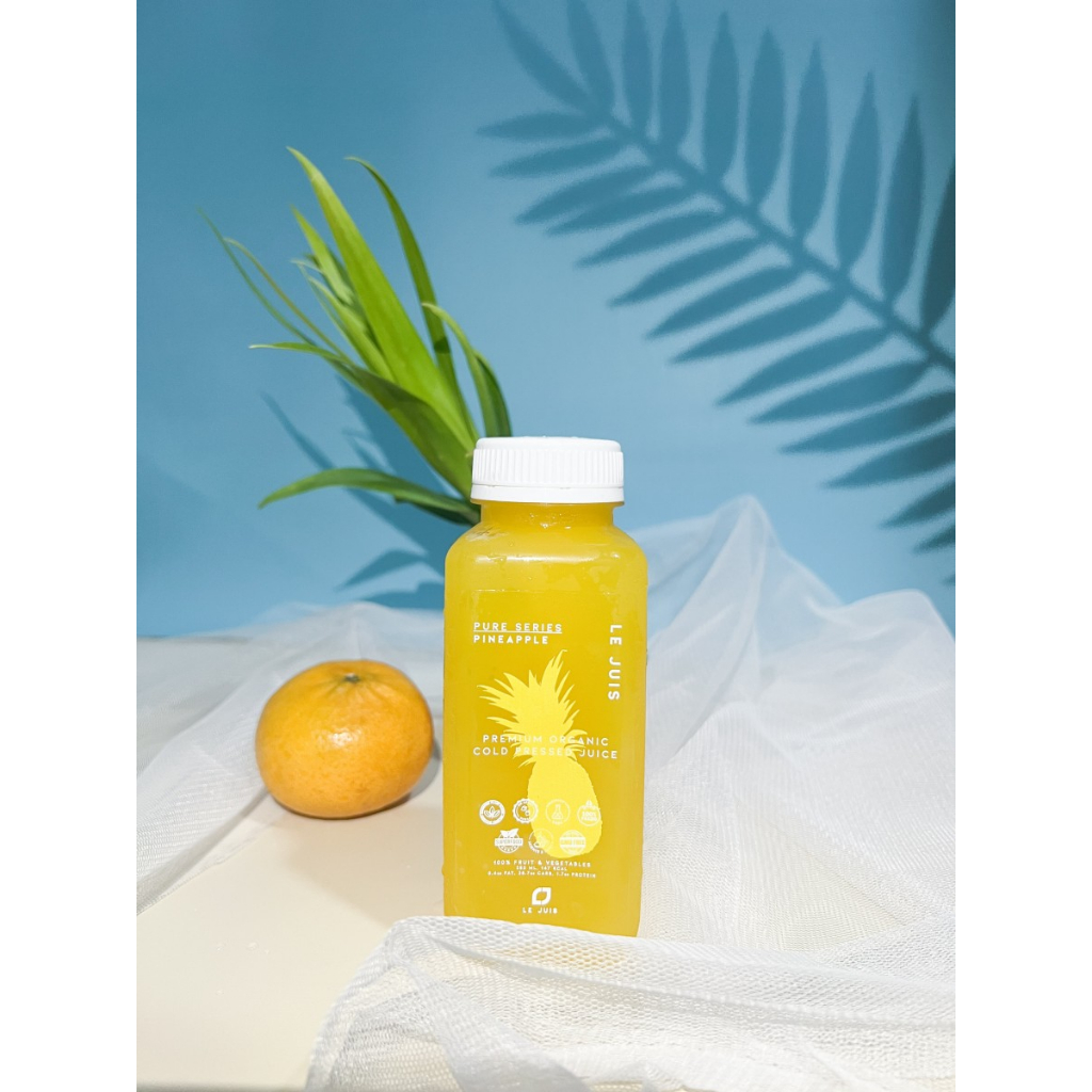 

Pure Pineapple Jus Nanas Cold Pressed Juice Premium Organic Le Juis