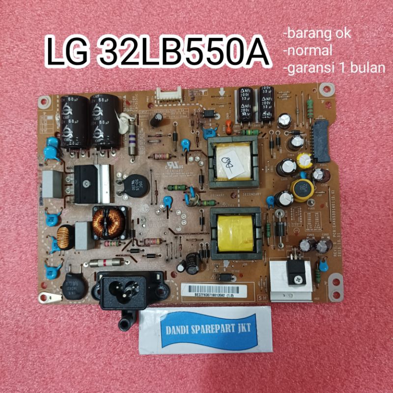 PSU LG 32LB550A - MAINBOARD - MOTHERBOARD - MESIN TV - MESIN TV LG