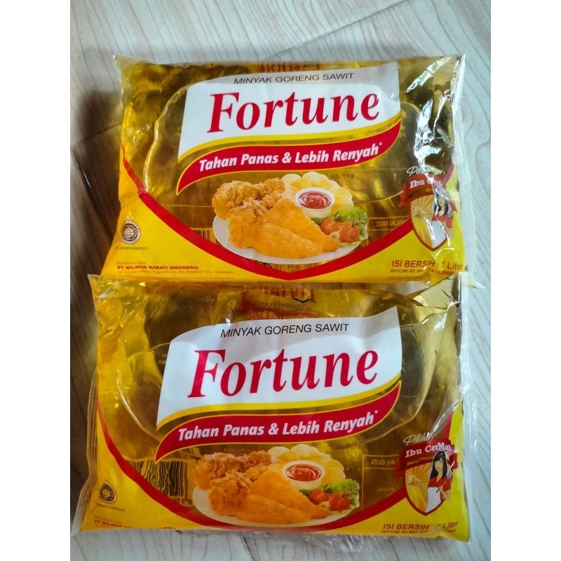 

(JATIM) Minyak Fortune Kemasan Bantal 1L