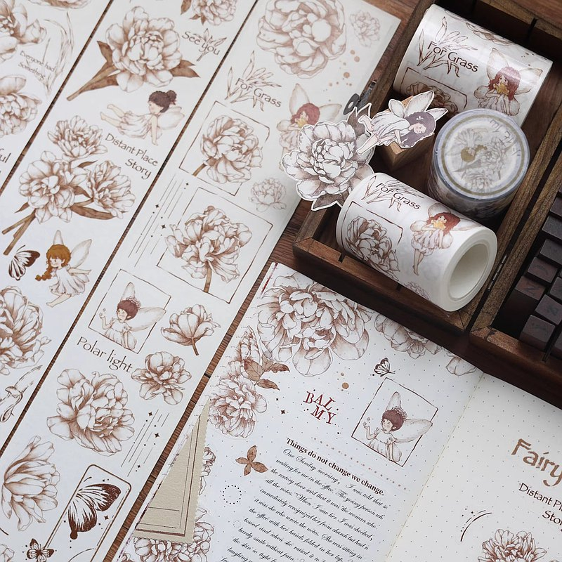 

Xiaobaijia Little Flower Fairy PET Tape