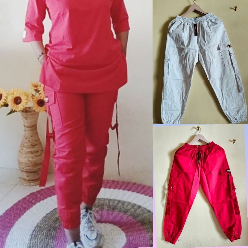 Celana joger jevanni/celana cargo joger jvn