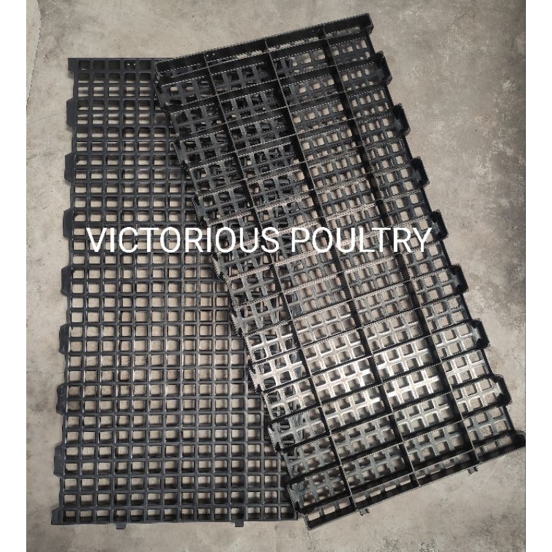 PALET HITAM ALAS KANDANG PLASTIK HEWAN 100 X 50 X 4 CM