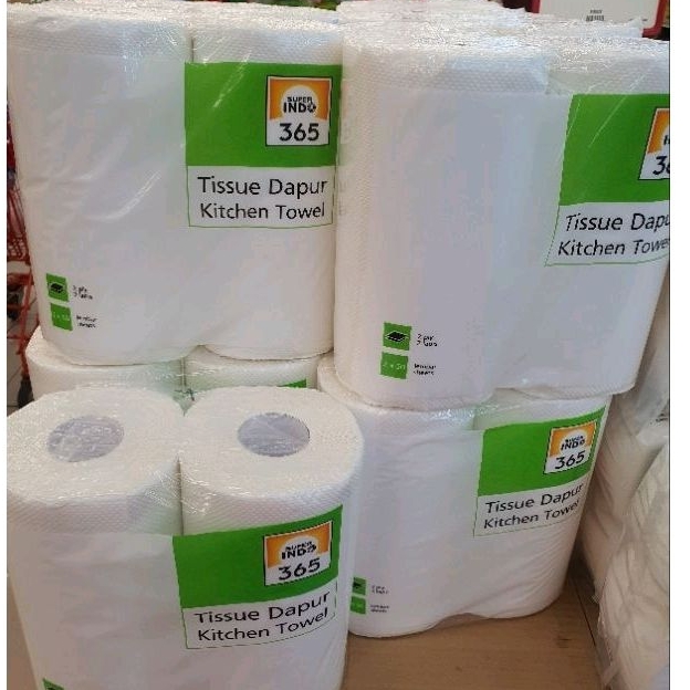 Superindo Tissue Dapur Kitchen Towel 2x50sheets 2ply