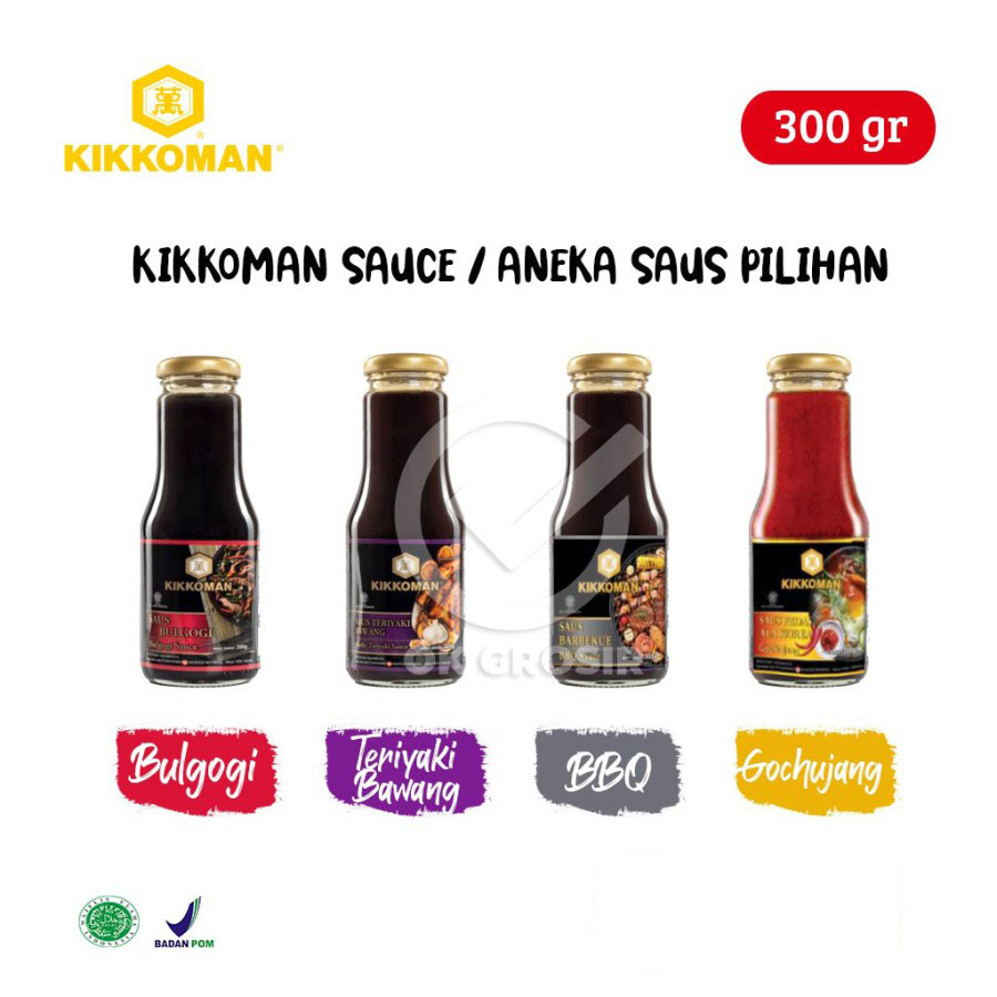 

Kikkoman Sauce / Aneka Saus Jepang Korea HALAL (300 gr)