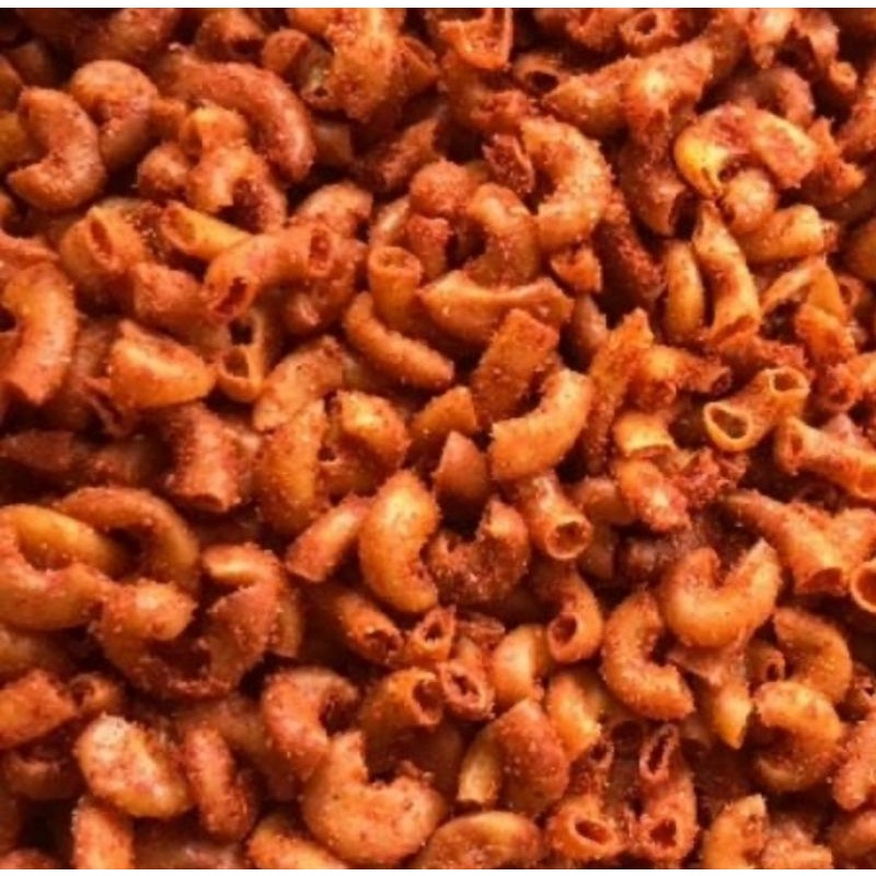 

500GR 1/2KG MAKARONI PEDAS BALADO CEMILAN ENAK MACARONI VIRAL