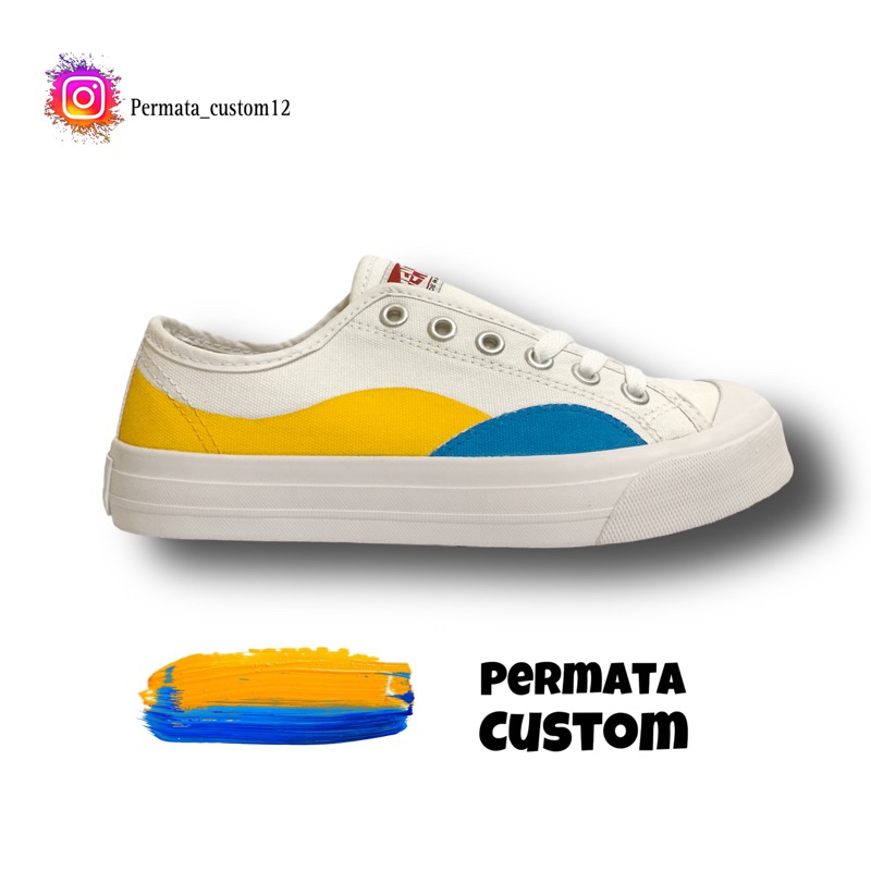 ventela basic x coloring - ventela custom - sepatu ventela - sepatu custom