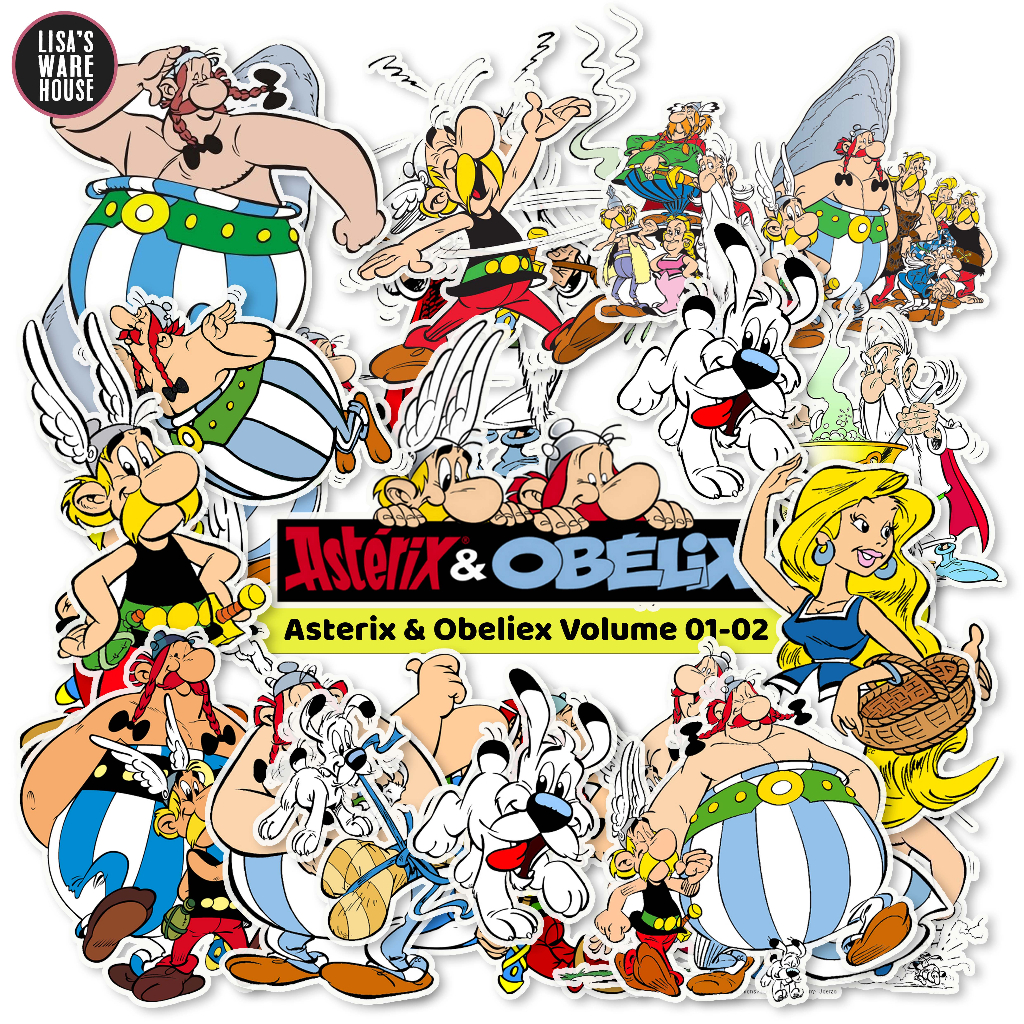 

Sticker Asterix & Obelix Volume 01-02
