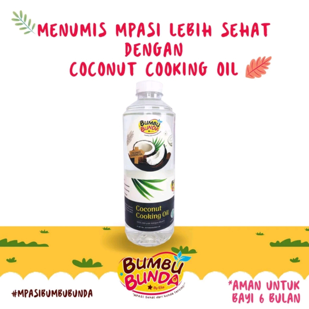 

Bumbu Bunda COCONUT COOKING OIL Minyak Goreng Kelapa Murni MPASI Bayi