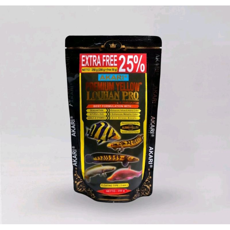 Pelet Akari premium Yellow repacking