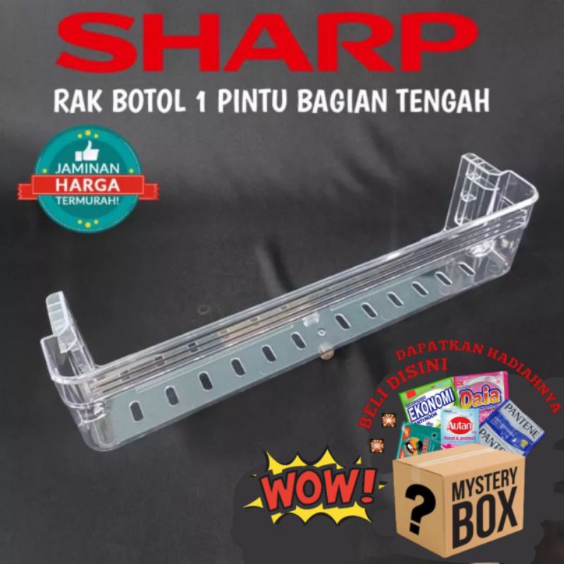 RAK BOTOL KULKAS SHARP 1 PINTU BAGIAN TENGAH KULKAS TYPE TERBARU ORIGINAL TERMURAH