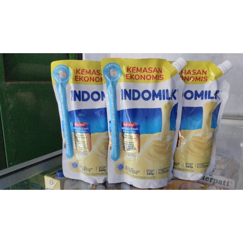 

SKM Indomilk pouch putih dan coklat 545gr