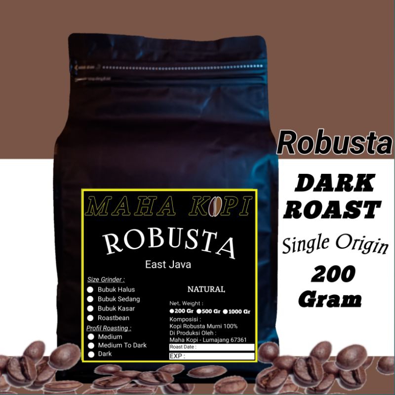 

Kopi Robusta Premium Biji Bubuk Asli