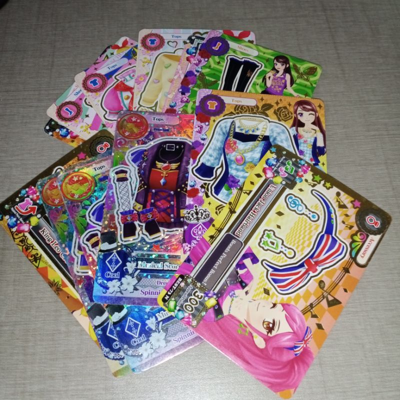 Kartu Aikatsu Normal, Rare, Premium