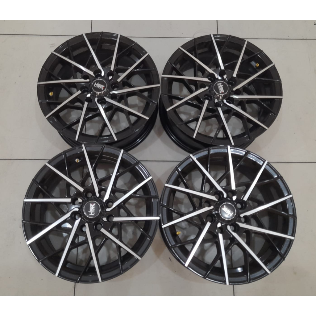 Velg Mobil R14 buat Wuling Air Ev, Agya, Ayla, Calya, Sigra, Brio, Avanza, Livina - Pelek Ring 14 HS