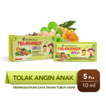 

Tolak Angin Anak Cair Dus 5's Herbal - Masuk Angin Daya Tahan Tubuh