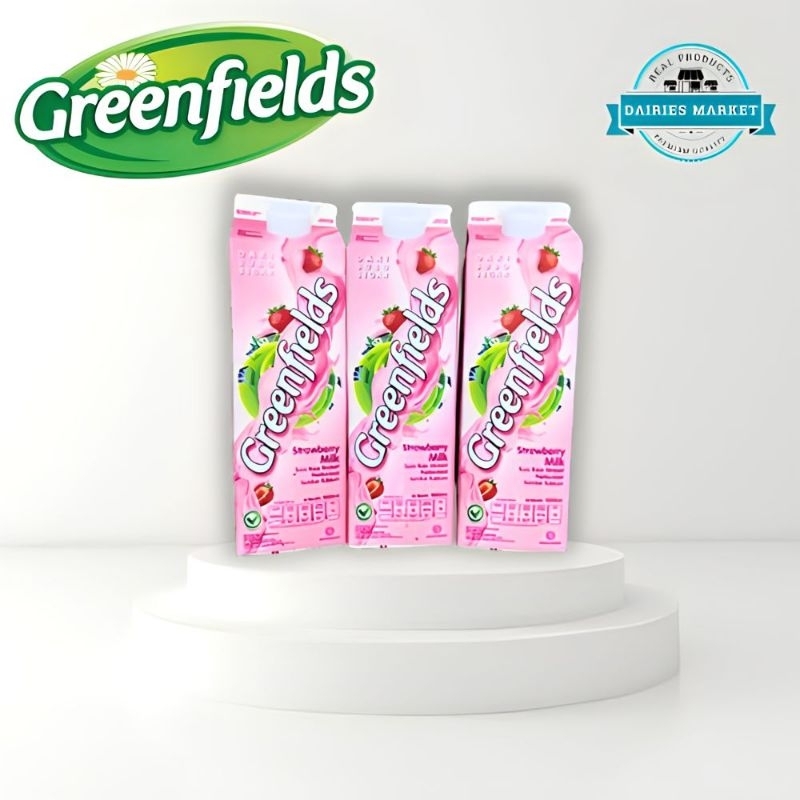 

Susu Pasteurisasi Freshmilk Greenfields STRAWBERRY Greenfields 1liter