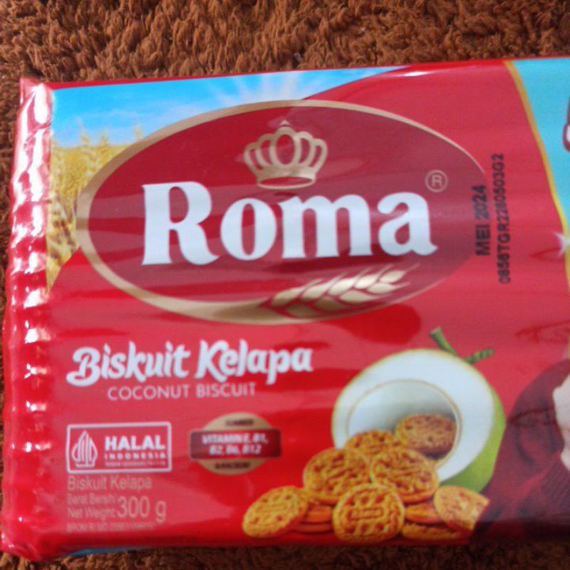 

ROMA BISKUIT KELAPA COCONUT BISCUIT 300g