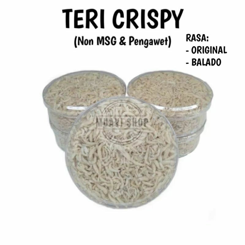 

SINTA AMELIA TERI CRISPY NON MSG & NON PENGAWET 150 G