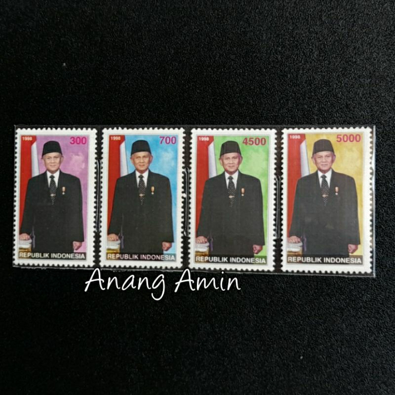 

LOT.F200 PRANGKO INDONESIA I-545 4V PRESIDEN HABIBIE 1998
