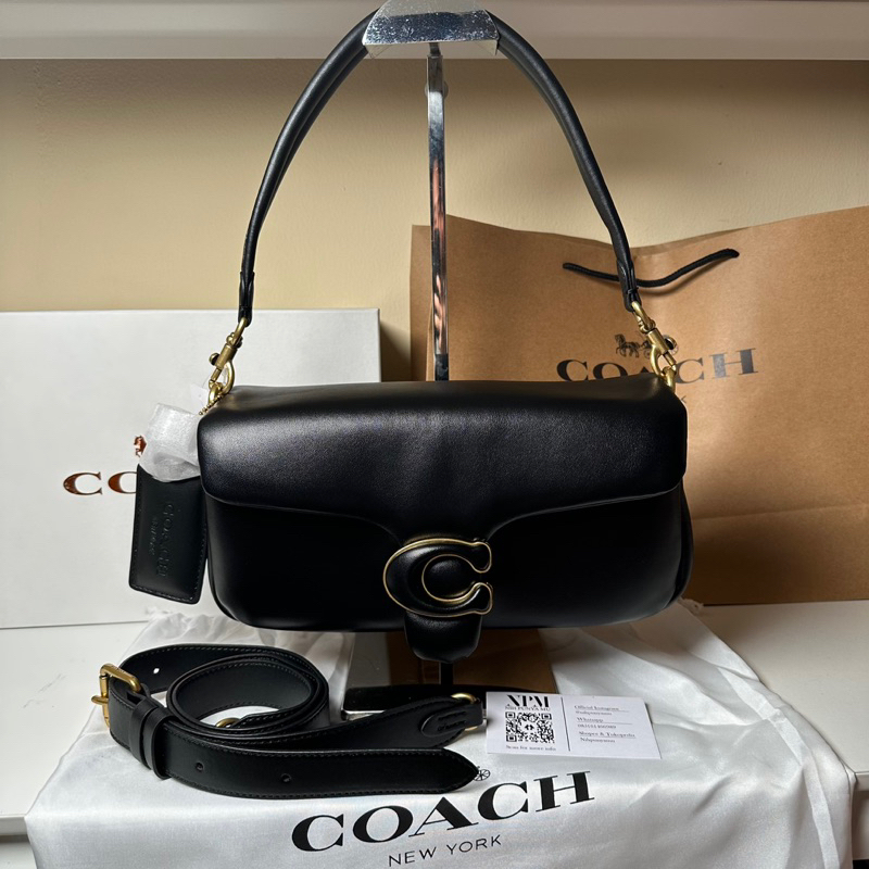 Tas Coach Tabby Pillow Shoulder Bag Black Original