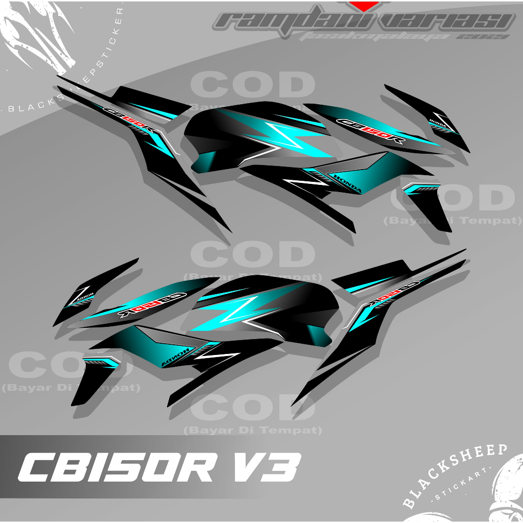 STRIPING CB150R V3 - STIKER CB150R NEW - STRIPING STIKER CB150R V3