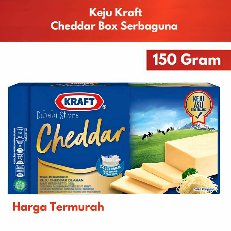 

keju Kraft cheddar 150 Gr