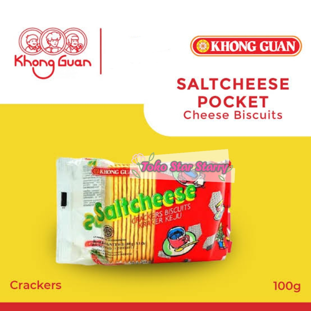 

[Per Bungkus] Saltcheese Crackers / Sweet Spicy/ Barbeque 100gr Snack viral Snack Halal MUI BPOM