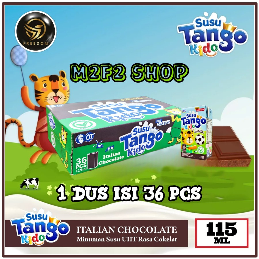 

Susu Kids Tango Kido Italian Chocolate | Cokelat Kotak UHT - 115 ml (Kemasan Karton)