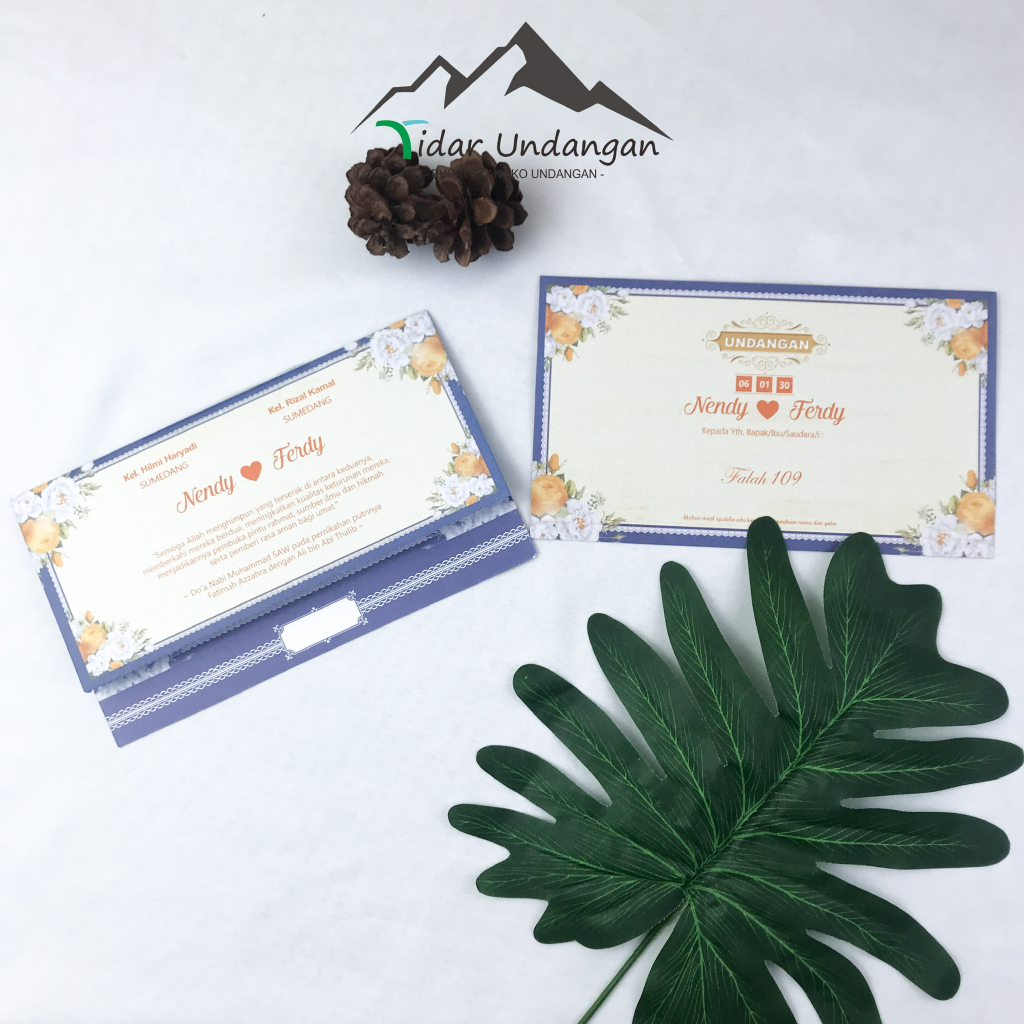 Blangko Undangan Pernikahan Falah 109 Terlaris Harga Murah