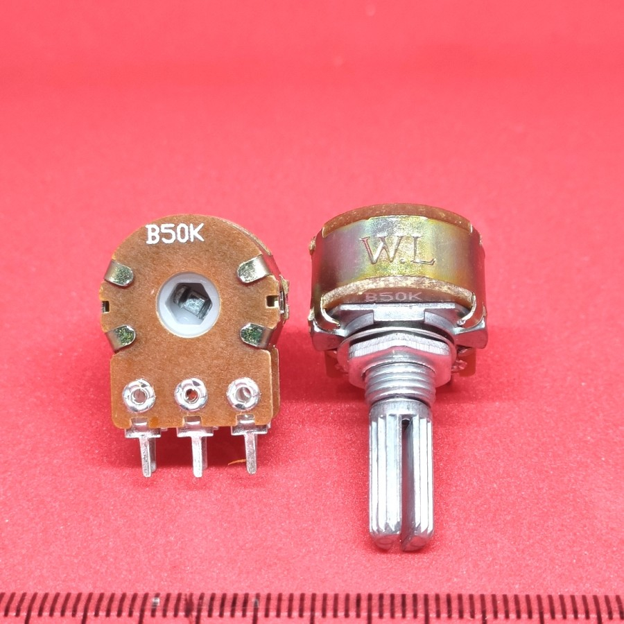 5pcs POTENSIOMETER POTENSIO STEREO 50K 100K
