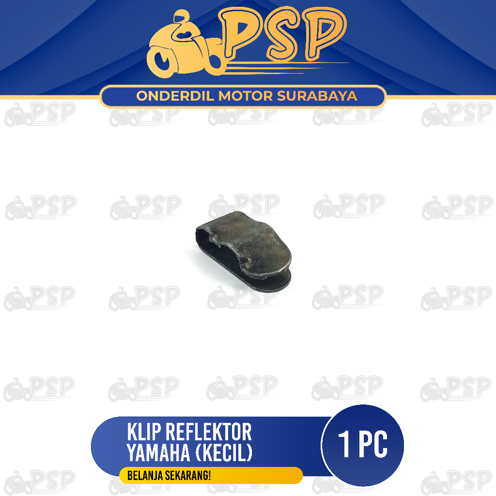 Klip Reflektor Yamaha Kecil (Harga Per 1 PC) - Klem Kancingan Kancing Kunci Jepit Plat Besi Batok