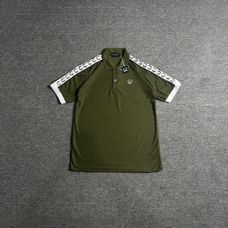 KAOS POLO FREDPERRY ARMY FULL TAG LABEL CASUAL