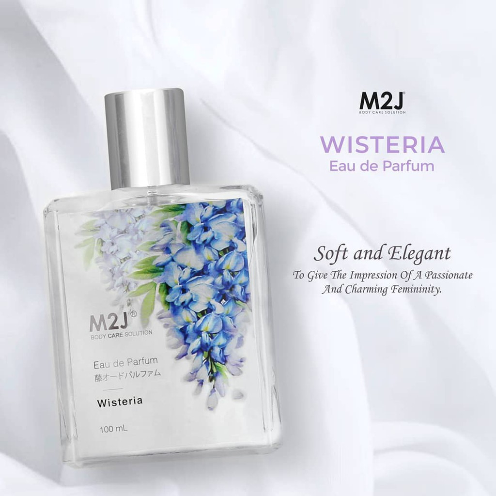 M2J Eau De Parfum Wisteria Garden 100ml