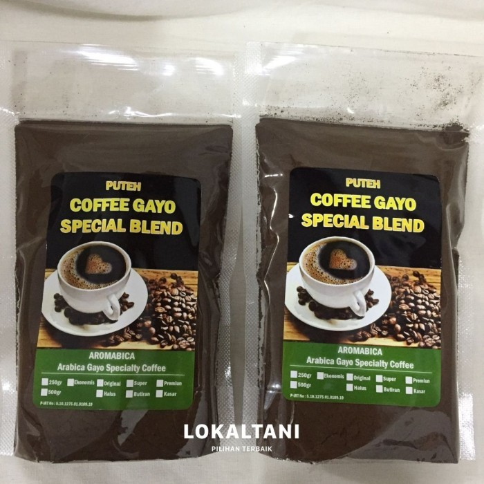 

Kopi Gayo 250 gram Ekonomis Bubuk Kasar