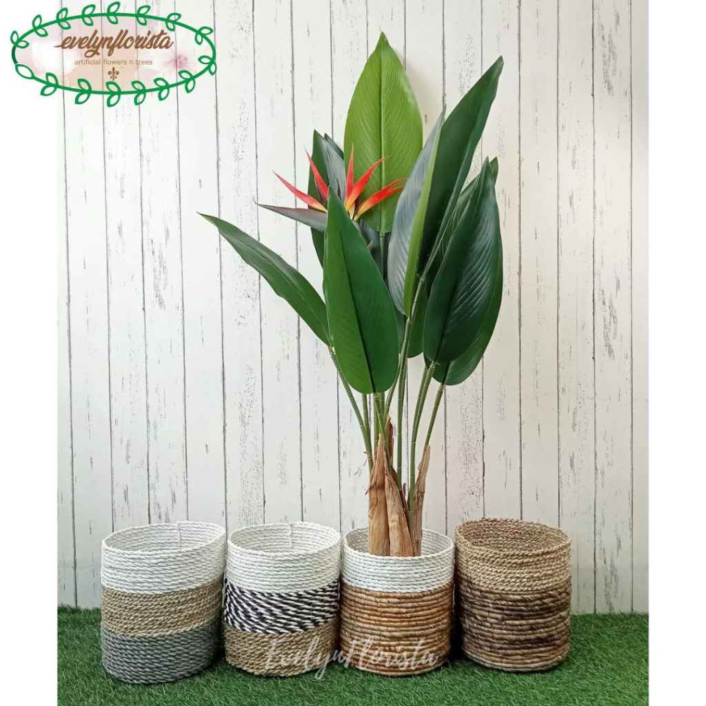 Tanaman Artificial Pohon Hias Heliconia Bird Of Paradise T120 Cover Seagrass Hiasan Caffe
