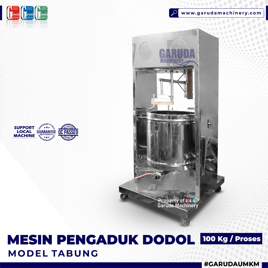 MESIN PENGADUK DAN PEMANAS DODOL / JENANG / SELAI / SAOS / SIRUP / CAIRAN / SERBAGUNA 100KG