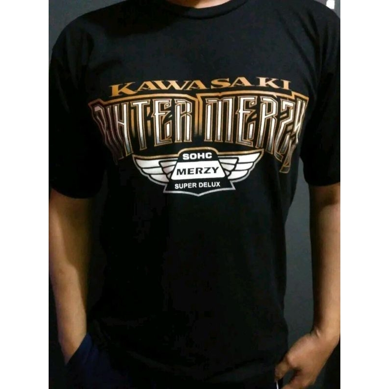 kaos / t shirt  kawasaki binter merzy