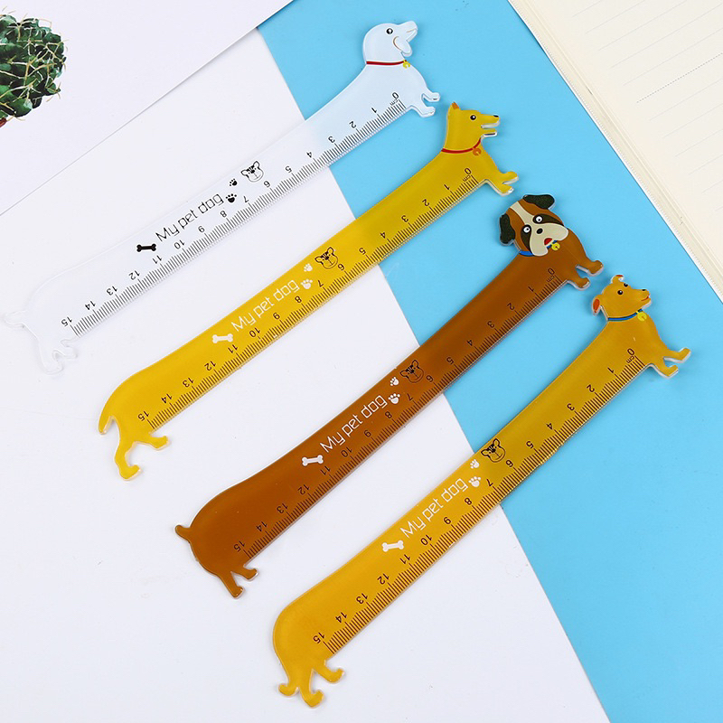 

DELUNASHOP DL850S RULER CAT penggaris motif animal dog kucing 15cm,Ruler mistar