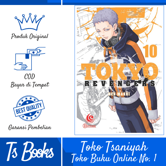 Buku Komik Manga Buku KomikTokyo Revengers 10 By Ken Wakui Buku Komik Pemenang Kodansha Manga Award 