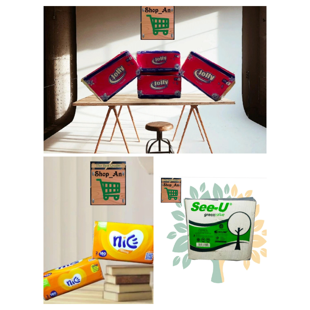 Tissu // Facial Tissu // Jolly Tissu // Nice Tissu // See-U Tissu // Tissu Murah