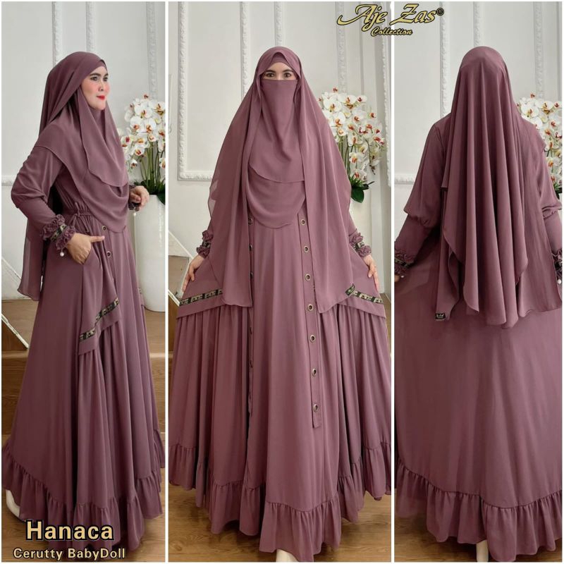 AJE ZAS - Gamis Syari  Kode-HANACA Matt Cerutty BabyDoll