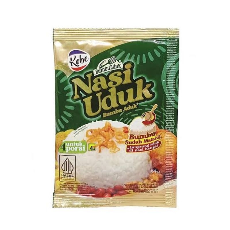 

KOBE bumbu nasi uduk sachet renceng isi 10x15g