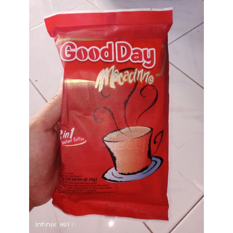 

Good day mocacinno isi 10sachet @20g