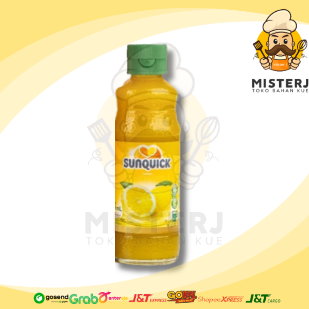 

Sunquick Lemon 330ml + BUBBLE WRAP | Sunquick Sirup Rasa Lemon