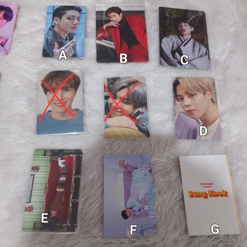 (BACA DESKRIPSI) PRODUK FREE CHECK OUT VIA SHOPEE LIVE | diskon 50% discount  | bts photocard offici