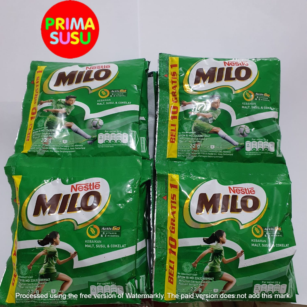 

Milo Renceng ActivGo 10's Coklat