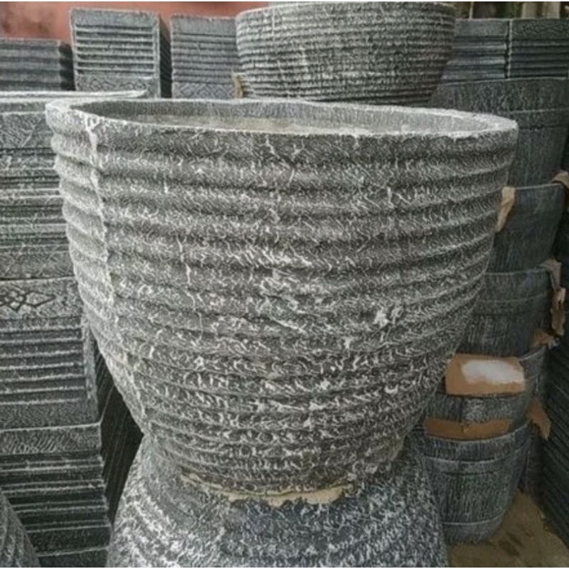 pot semen minimalis bulat 60 cm