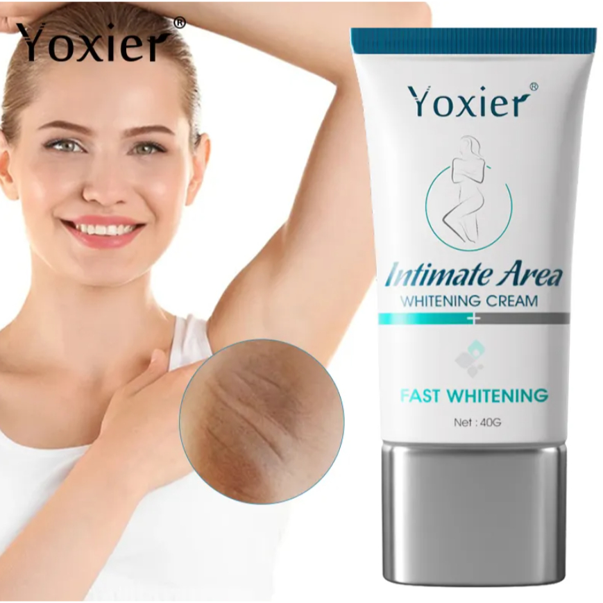 YOXIER WHITENING CREAM Krim Pemutih tubuh Krim pemutih untuk area sensitif, lutut dan siku Whitening