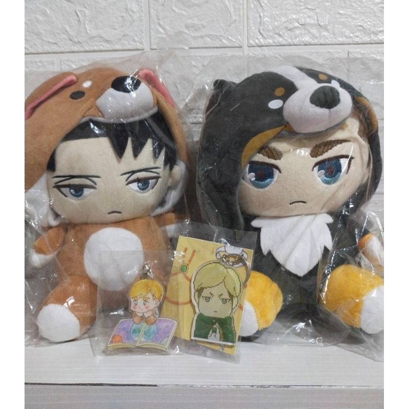 Animarukko Plush Attack On Titan Erwin Smith & Levi Ackerman