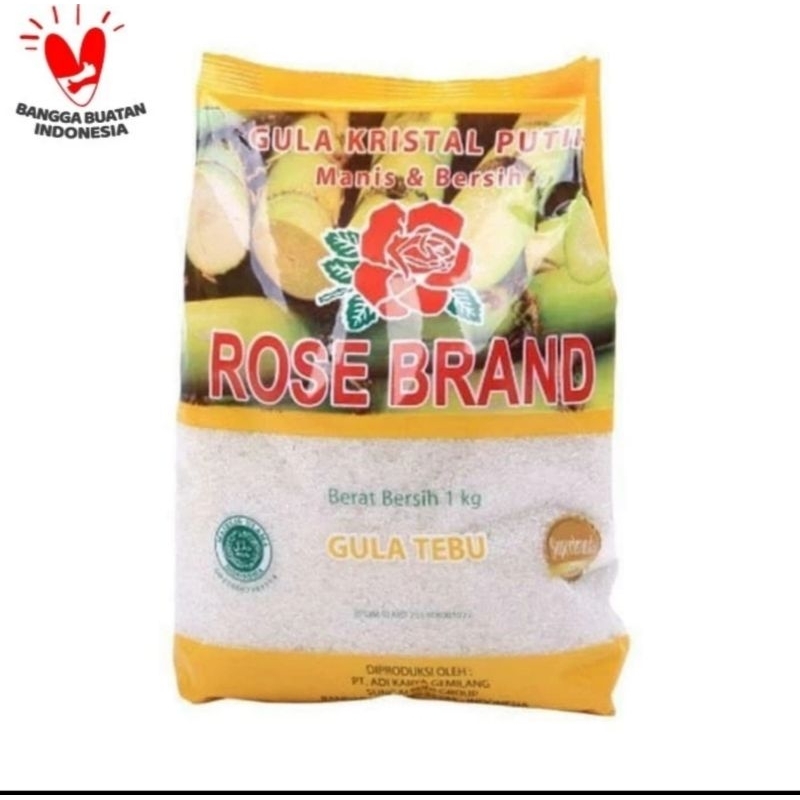 

Gula Rosebrand kuning kemasan 1kg